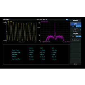 AM FM Analog Modulation Analysis Function SIGLENT SSA3000XR AMA for SIGLENT SSA3000X R