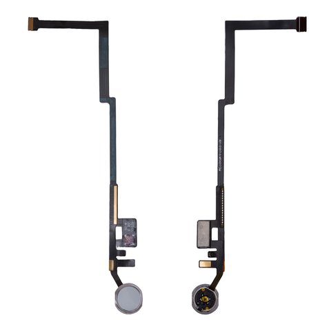 Flat Cable compatible with iPad 9.7 2017 , iPad 9.7 2018 iPad 6 , Home button, white, without fingerprint recognition without Touch ID , HC, 5th Gen, A1822 A1823 A1893 A1894