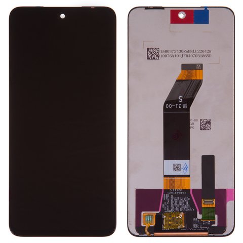 LCD compatible with Xiaomi Redmi 10 2021 , Redmi 10 2022 , black, without frame, Original PRC  