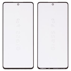 Housing Glass G+OCA PRO compatible with Samsung M546 Galaxy M54, with OCA film, black 