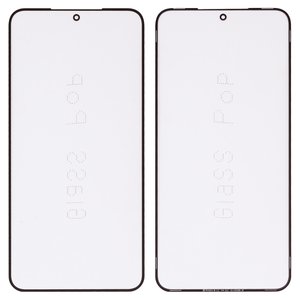 Housing Glass G+OCA PRO compatible with Samsung S921 Galaxy S24, with OCA film, black 