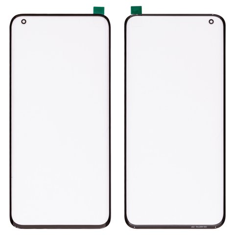 Housing Glass G+OCA PRO compatible with Xiaomi Mi 10, Mi 10 Pro, with OCA film, black 