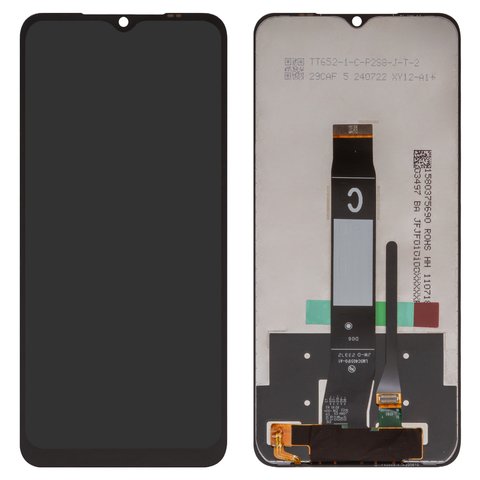 LCD compatible with Xiaomi Poco C50, Poco C51, Redmi A1, Redmi A1 Plus, Redmi A2, Redmi A2 Plus, black, without frame, Box  