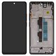 LCD compatible with Xiaomi Poco M6 Pro 4G, Redmi Note 13 Pro 4G, Redmi Note 14S, (black, with frame, Copy, (TFT))