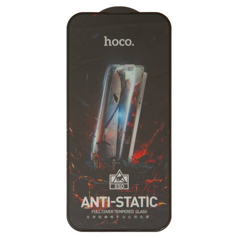 Защитное стекло Hoco G10 для Apple iPhone 14 Pro Max, Full Glue, без упаковки , черный