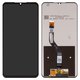 LCD compatible with Meizu Note 9, (black, without frame, High Copy)