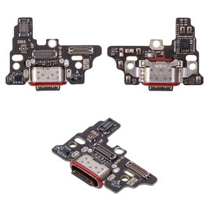 Flat Cable compatible with Motorola Edge 60 Pro, charge connector, with components, Original PRC , charging board, XT2507 1 