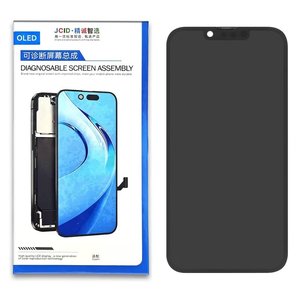 LCD JCID compatible with iPhone 14, black, with frame, HC, without error, OLED  JCID diagnosable 