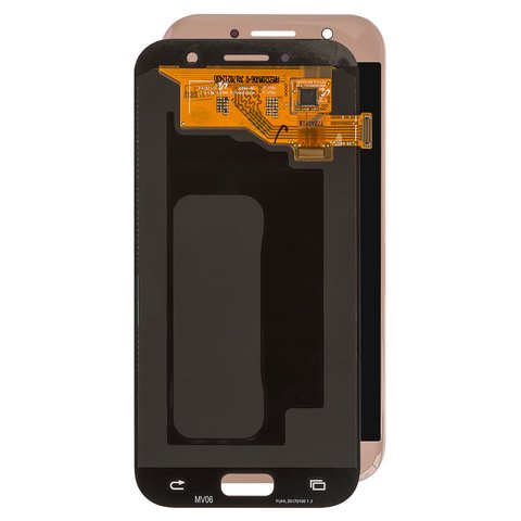 Pantalla LCD puede usarse con Samsung A520 Galaxy A5 2017 , rosado, sin marco, original vidrio reemplazado 