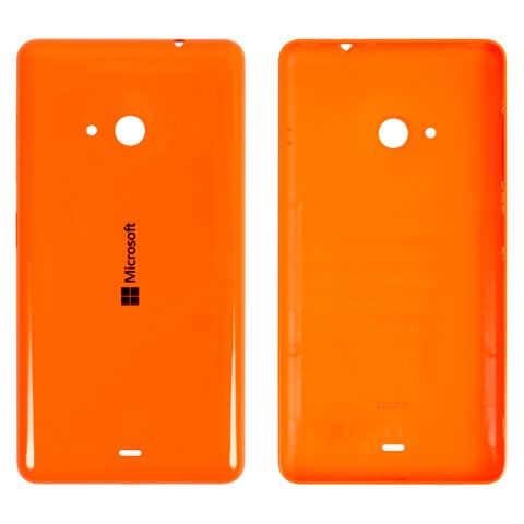 Panel trasero de carcasa puede usarse con Microsoft Nokia 535 Lumia Dual SIM, anaranjada, con botones laterales