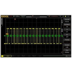 Opción de software RIGOL SD RS232 DS6 para disparo y decodificación por los protocolos RS232 UART