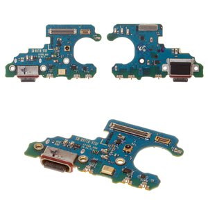 Cable flex puede usarse con Samsung N970F Galaxy Note 10, del conector de carga, con micrófono, con componentes, Original PRC , placa del cargador