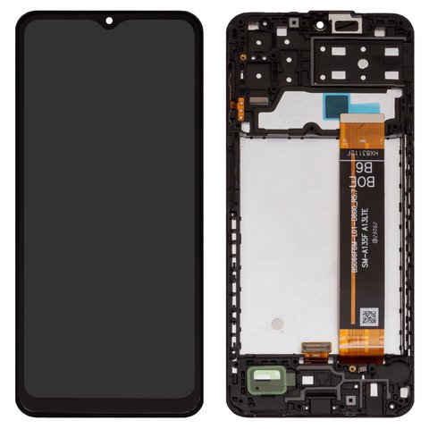 Pantalla LCD puede usarse con Samsung A135 Galaxy A13, M135 Galaxy M13, negro, con marco, Original PRC , BS066FBM L01 D800_R5.7