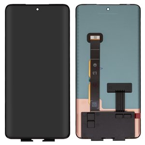 Pantalla LCD puede usarse con Motorola Edge 40, Edge 40 Neo, negro, sin marco, Original PRC 