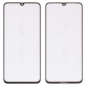 Vidrio de carcasa G+OCA PRO puede usarse con Samsung A705F DS Galaxy A70, con película OCA, negro