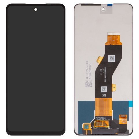Pantalla LCD puede usarse con Tecno Pop 8, Spark 20 KJ5 , Spark 20C BG7 , Spark Go 2024  BG6 ; Infinix Hot 40i X6528B , Smart 8 X6525 , negro, sin marco, original vidrio reemplazado , BV066G3M L0A XM00