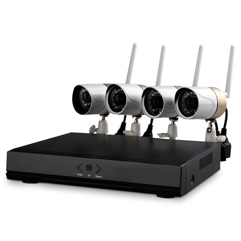 Комплект: сетевой видеорегистратор  Wanscam HL0162 и 4 беспроводных IP камеры наблюдения