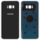 Задня панель корпуса для Samsung G955F Galaxy S8 Plus, чорна, Original (PRC), midnight black