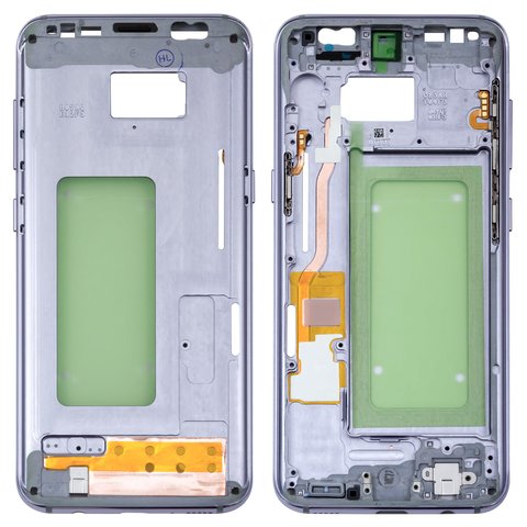 Средняя часть корпуса для Samsung G950FD Galaxy S8, фиолетовая, серая, orchid gray