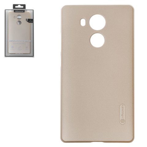 Чехол Nillkin Super Frosted Shield для Huawei Mate 8, золотистый, с подставкой, матовый, пластик, #6902048111738