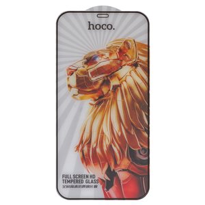 Защитное стекло Hoco G9 для Apple iPhone 12 Pro Max, Full Glue, без упаковки , черный