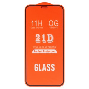 Захисне скло для Apple iPhone 11, iPhone XR, сумісне з чохлом, Full Glue, без упаковки , чорний
