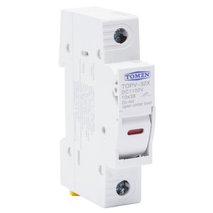 Тримач запобіжника TOMZN TOPV 32X, 1100 В, 1 32 А, 1P, з LED індикацією, PV