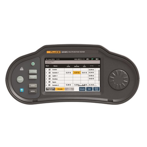 Багатофункціональний тестер електроустановок Fluke 1674 FC FTT 5581087