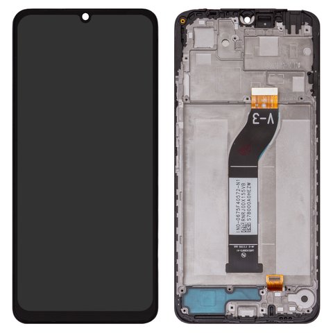 Дисплей для Xiaomi Redmi 13C, черный, с рамкой, Box  LM5C4090F0 A1 
