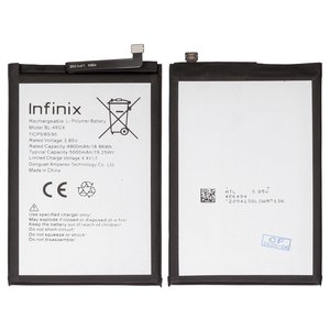 Акумулятор BL 49GX для Infinix Hot 11s, Hot 12 Pro X668C , Note 10 X693 , Note 11i, Note 11S X698 , Note 7 X690 , ZERO X Neo, Li Polymer, 3,85 B, 5000 мАч, Original PRC 