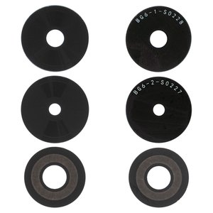 Скло камери для Tecno Spark 20C BG7 , Spark Go 2024  BG6 , чорне, без рамки, комплект 3 шт.