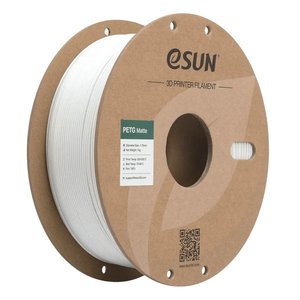 Филамент для 3D принтера eSUN PETG Matte White, 1 кг