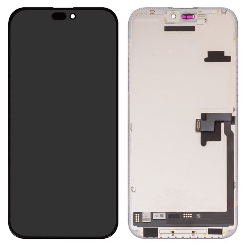 Дисплей Wextom для iPhone 16 Pro Max, черный, с рамкой, HC, без ошибки, OLED  soft, Diagnosable, 120Hz