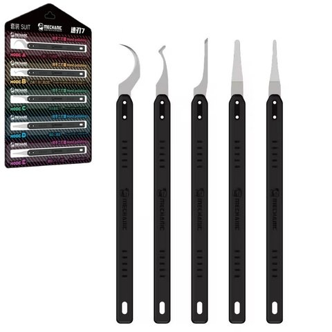 Набор скальпелей Mechanic Quick Eage 7, для удаления клея,  для микросхем, 5 in 1