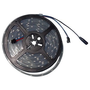 Светодиодная лента RGB SMD5050, WS2813 (черная, с управлением, IP67, 5 В, 30 диодов/м, 5 м) Светодиодная лента RGB SMD5050, WS2813 (черная, с управлением, IP67, 5 В, 30 диодов/м, 5 м)