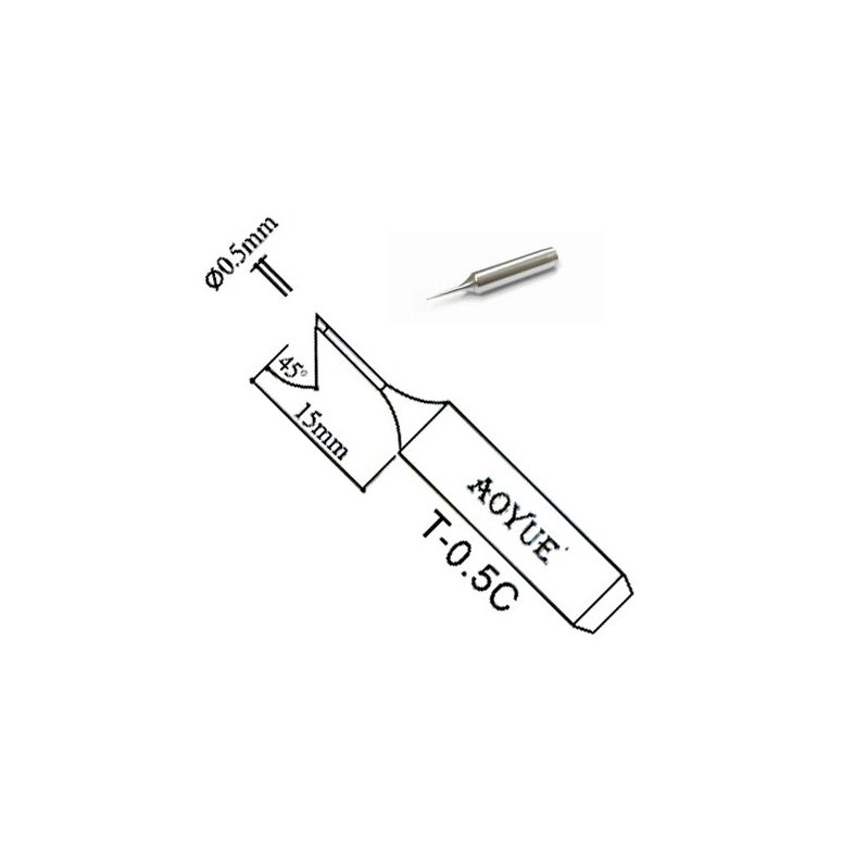 Soldering Iron Tip AOYUE T-0.5C Picture 1