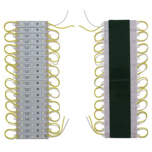 Светодиодный модуль-лента SMD 5050, 20 шт. по 3 светодиода (желтый, самоклеющийся, 1200 лм, 12 В, IP65)