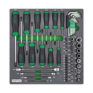 Набор инструмента комбинированный TOPTUL GEC6102