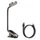 Настольная лампа Baseus Comfort Reading Mini Clip Lamp, 3 Вт, серая, на клипсе, c кабелем, #DGRAD-0G