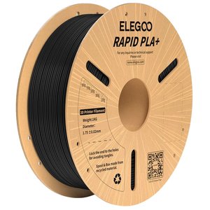 Філамент ELEGOO RAPID PLA+, чорний black , 1 кг