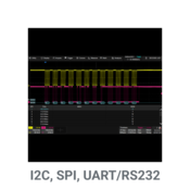 Software para decodificar señales I2C, SPI, UART RS232