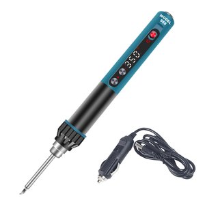 Cautín digital  CXG 968 II con enchufe para encendedor del coche 